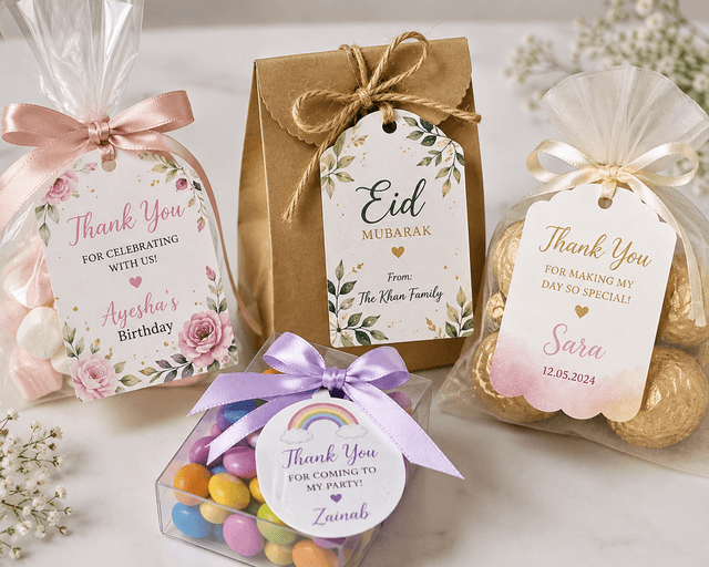 Personalized Favor Tags